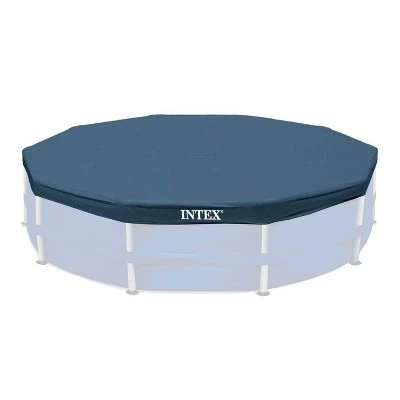Intex 15 Foot Round Debris Cover and Vinyl Solar Cover for Above Ground Pools 1 Intex 15 Foot Round Debris Cover and Vinyl Solar Cover for Above Ground Pools