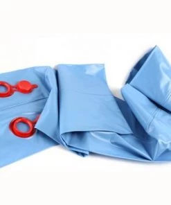 Swimline 18 x 36 Foot Dark Blue Rectangular In Ground Winter Pool Cover with Water Tubes -Swimming Pools Sales unnamed file 2031