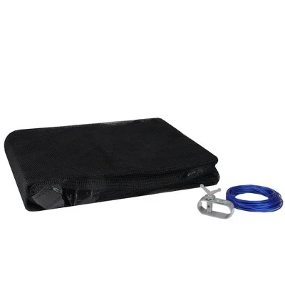 Swimline Deluxe Round Above Ground Closing Pool Leaf Net Cover 12' - Black 1 Swimline Deluxe Round Above Ground Closing Pool Leaf Net Cover 12' - Black