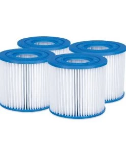 Summer Waves P57000104 Replacement Type D Swimming Pool and Hot Tub Spa Cartridge with Heavy Duty Ultimate Filtration Paper (8 Pack)