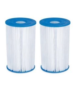 Summer Waves P57000302 Replacement Type B Swimming Pool and Hot Tub Spa Cartridge with Heavy Duty Ultimate Filtration Paper (4 Pack)