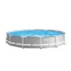 Intex 26711EH 12ft x 30in Prism Metal Frame Above Ground Swimming Pool with 530 GPH GCFI Filter Pump and Protective Canopy and fits up to 6 People