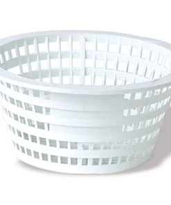 Swimline 8928 Olympic ACM88 Replacement Plastic Heavy Duty Swimming Pool Skimmer Basket for Collecting Leaves, Dirt, and Debris, White