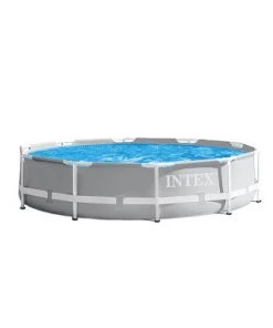 Intex 10' x 30" Above Ground Swimming Pool w/ 330 GPH Filter Pump & Pool Ladder