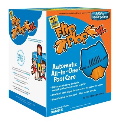 Hey! Cool Pool Flip Plop Floating Mineral and Chlorine Dispenser for Pool Care + Bestway Flowclear Above Ground Pool 2500 GPH Water Filter Pump 2 Hey! Cool Pool Flip Plop Floating Mineral and Chlorine Dispenser for Pool Care + Bestway Flowclear Above Ground Pool 2500 GPH Water Filter Pump - Image 2