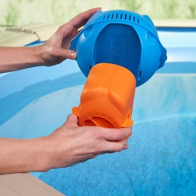 Hey! Cool Pool Flip Plop Floating Mineral and Chlorine Dispenser for Pool Care + Bestway Flowclear Above Ground Pool 2500 GPH Water Filter Pump 3 Hey! Cool Pool Flip Plop Floating Mineral and Chlorine Dispenser for Pool Care + Bestway Flowclear Above Ground Pool 2500 GPH Water Filter Pump - Image 3