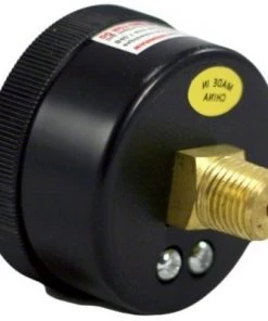 Swimline 60PSI HydroTools Rear Mount Pressure Gauge Swimming Pool Filter Pump Accessory 2.25" - Black/White