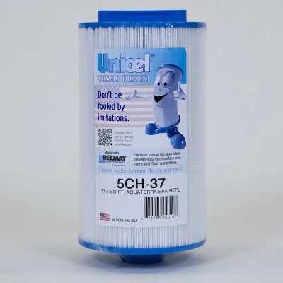 Unicel 5CH-37 Replacement 5.3 x 9 Inch Swimming Pool Hot Tub Spa Filter Cartridge for Aquaterra 303279 Spa Filter 2 Unicel 5CH-37 Replacement 5.3 x 9 Inch Swimming Pool Hot Tub Spa Filter Cartridge for Aquaterra 303279 Spa Filter - Image 2