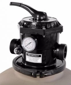 XtremepowerUS 24" Sand Filter for Inground or Above Ground Swimming Pool 7-Way Valve Port up to 29,400 Gallons Pool