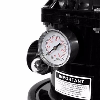 XtremepowerUS 24" Sand Filter for Inground or Above Ground Swimming Pool 7-Way Valve Port up to 29,400 Gallons Pool 2 XtremepowerUS 24" Sand Filter for Inground or Above Ground Swimming Pool 7-Way Valve Port up to 29,400 Gallons Pool - Image 2