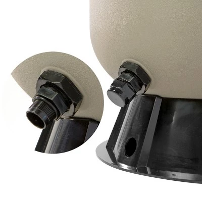 XtremepowerUS 24" Sand Filter for Inground or Above Ground Swimming Pool 7-Way Valve Port up to 29,400 Gallons Pool 4 XtremepowerUS 24" Sand Filter for Inground or Above Ground Swimming Pool 7-Way Valve Port up to 29,400 Gallons Pool - Image 4