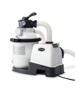Intex 26643EG 1200 GPH 10 inch Above Ground Pool Sand Filter Pump w/ Auto Timer