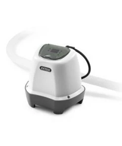 Intex 26661EG Krystal Clear Saltwater System for Above Ground Pools Up to 12 Feet with Automatic Timer and Ground Fault Circuit Interrupter