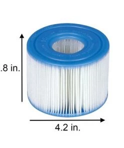 Intex 29001E PureSpa Type S1 Easy Set Pool Filter Cartridges (6 Filters)