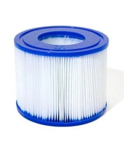 Bestway 60311E SaluSpa Type VI Outdoor Above Ground Inflatable Hot Tub Spa Filter Pump Cartridge Replacement Accessories for Spa Maintenance, 2 Pack