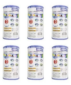 (Pack of 6) Intex 29000E/59900E Easy Set Pool Replacement Type A or C Filter Cartridge