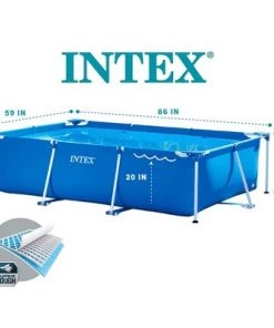 Intex 86" x 23" Rectangular Frame Above Ground Outdoor Home Backyard Splash Swimming Pool with Flow Control Valve for Draining 8 Intex 86" x 23" Rectangular Frame Above Ground Outdoor Home Backyard Splash Swimming Pool with Flow Control Valve for Draining -Swimming Pools Sales unnamed file 282