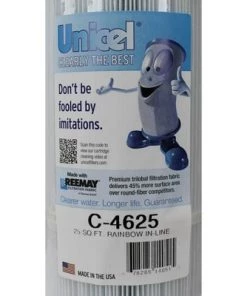 New Unicel C-4625 Rainbow Pentair In-Line Replacement Spa Filter Cartridge C4625
