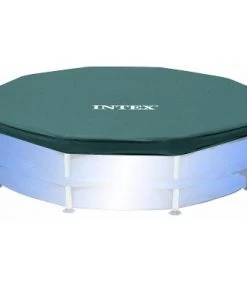 Intex Metal Frame Above Ground Swimming Pool w/ 10 Foot Round Swimming Pool Cover -Swimming Pools Sales unnamed file 291