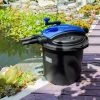 XtremepowerUS Pressurized Koi Pond Filter Bio Pressure Filter UV Sterilizer Up to 10000L Gal, Black