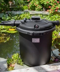 XtremepowerUS Bio Pressure Filter Koi Pool Fishpond Pump Filter UV Sterilizer Pond Filter 1500-2600 Gallons