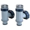 Intex Plunger Valve Part (2 Pack) +1.5 Inch Pool Pump Replacement Hose (2 Pack)