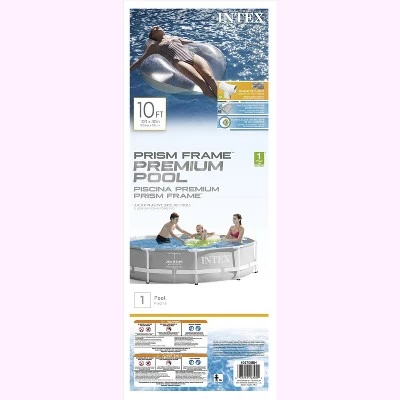 Intex 26700EH 10ft x 30in Prism Metal Frame Above Ground Swimming Pool (No Pump) 3 Intex 26700EH 10ft x 30in Prism Metal Frame Above Ground Swimming Pool (No Pump) - Image 3