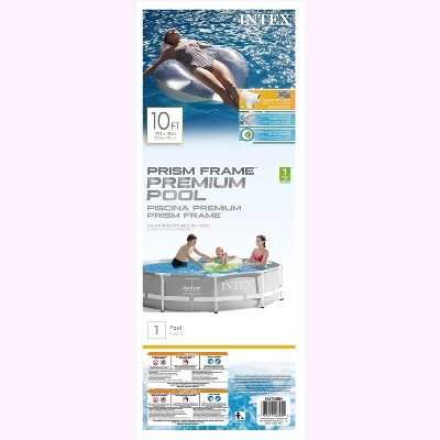 Intex 26700EH 10ft x 30in Prism Metal Frame Above Ground Swimming Pool (No Pump) 4 Intex 26700EH 10ft x 30in Prism Metal Frame Above Ground Swimming Pool (No Pump) - Image 4