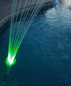 Magic Pool Fountain Multicolor LED Water Powered Swimming Pool Fountain w/Color Changing Light Bulb, Pool Jet Powered No Electricity, Red, Green, Blue -Swimming Pools Sales unnamed file 3009