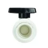 Swimline HydroTools Swimming Pool Standard Precision ABS Female Socket Ball Valve 7" - Black/White