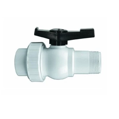 Swimline HydroTools Swimming Pool Precision ABS Threaded and Socket Ball Valve 7" - Black/White 1 Swimline HydroTools Swimming Pool Precision ABS Threaded and Socket Ball Valve 7" - Black/White