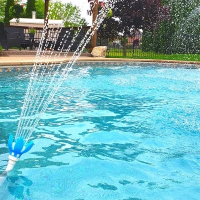 Magic Pool Fountain Water Powered Replacement Swimming Pool Fountain Accessory with Multicolor LED Light Bulbs for In and Above Ground Pool (2 Pack) 4 Magic Pool Fountain Water Powered Replacement Swimming Pool Fountain Accessory with Multicolor LED Light Bulbs for In and Above Ground Pool (2 Pack) - Image 4
