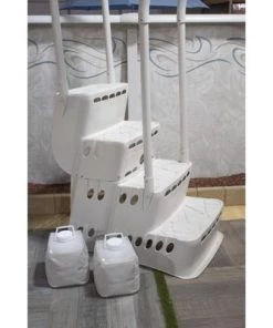 Swimline Hydrotools Pool Supply Transparent Chemical Resistant Ladder Weight Anchor Bag with Handle 11” - Clear -Swimming Pools Sales unnamed file 3041