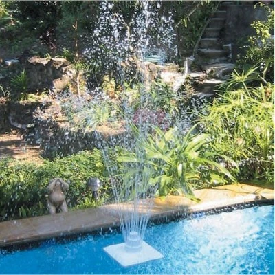 Pool Central 3-Tier Floating Grecian Pool Fountain with Connection Kit 11.75" - White 3 Pool Central 3-Tier Floating Grecian Pool Fountain with Connection Kit 11.75" - White - Image 3