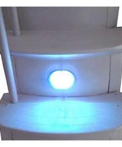 Main Access 200100T Above Ground Swimming Pool Step Ladder System w/ LED Light