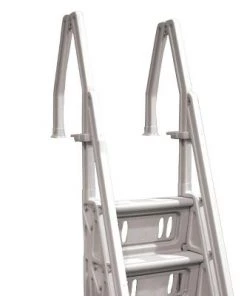 Vinyl Works Deluxe Adjustable 24-Inch Wide In-Pool Step Ladder Entry System for 46 to 60 Inch High Above Ground Swimming Pools with Non-Slip Steps -Swimming Pools Sales unnamed file 3144