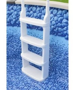 Main Access 200200 Easy Incline Above Ground In Pool Swimming Pool Ladder Complete Entry System with Aluminum Handrails, White -Swimming Pools Sales unnamed file 3186