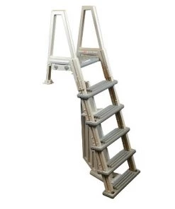 Confer Plastics CONFER 6000X Heavy Duty Aboveground In-Pool Swimming Pool Ladder 48"-54" + Pad -Swimming Pools Sales unnamed file 3194