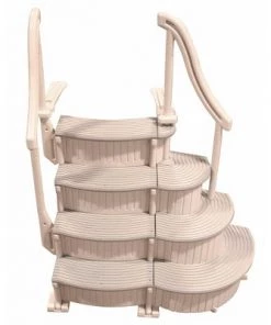 Confer Plastics Confer CCXAG Gray 4-Step Above Ground Swimming Pool Grand Entry Steps Staircase -Swimming Pools Sales unnamed file 3214