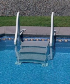 Confer Plastics Confer CCXIG In Ground Swimming Pool Grand Entry Curve Steps Stairs System, Gray -Swimming Pools Sales unnamed file 3225