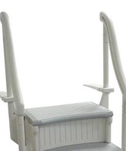 Confer Plastics Confer CCXIG In Ground Swimming Pool Grand Entry Curve Steps Stairs System, Gray -Swimming Pools Sales unnamed file 3226