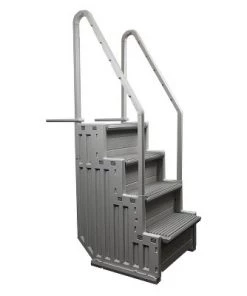 Confer Plastics CONFER STEP-1 Above Ground Swimming Pool Ladder Step System Entry w/ Liner Pad