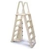 Confer Plastics Confer 7100B Evolution A Frame Above Ground Swimming Pool Ladder 48 to 54" + Pad