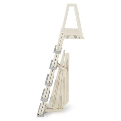 Confer Plastics Confer 6000X 46-56 Inch Heavy-Duty Adjustable Above Ground Swimming Pool Ladder 1 Confer Plastics Confer 6000X 46-56 Inch Heavy-Duty Adjustable Above Ground Swimming Pool Ladder