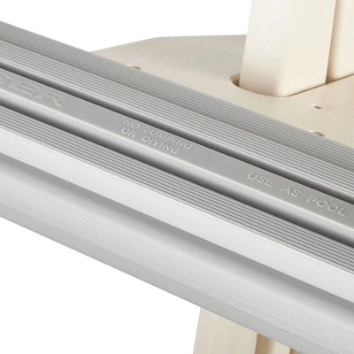 Confer Plastics Confer 6000X 46-56 Inch Heavy-Duty Adjustable Above Ground Swimming Pool Ladder 2 Confer Plastics Confer 6000X 46-56 Inch Heavy-Duty Adjustable Above Ground Swimming Pool Ladder - Image 2