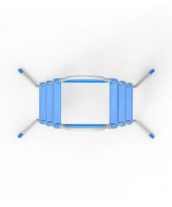 JLeisure 43 Inch 3 Step A Frame Heavy Duty Metal Steel Frame Outdoor Backyard Patio Above Ground Swimming Pool Ladder