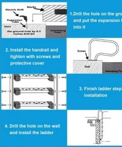 Costway Split Swimming Pool Ladder Stainless Steel 3-Step Ladder & 2 Handrails -Swimming Pools Sales unnamed file 3298