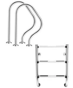 Costway Split Swimming Pool Ladder Stainless Steel 3-Step Ladder & 2 Handrails -Swimming Pools Sales unnamed file 3299
