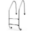 Costway Stainless Steel 2-Step Swimming Pool Ladder Non-Slip for In Ground Pools
