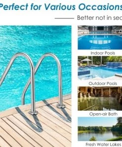 Costway Stainless Steel 2-Step Swimming Pool Ladder Non-Slip for In Ground Pools -Swimming Pools Sales unnamed file 3313